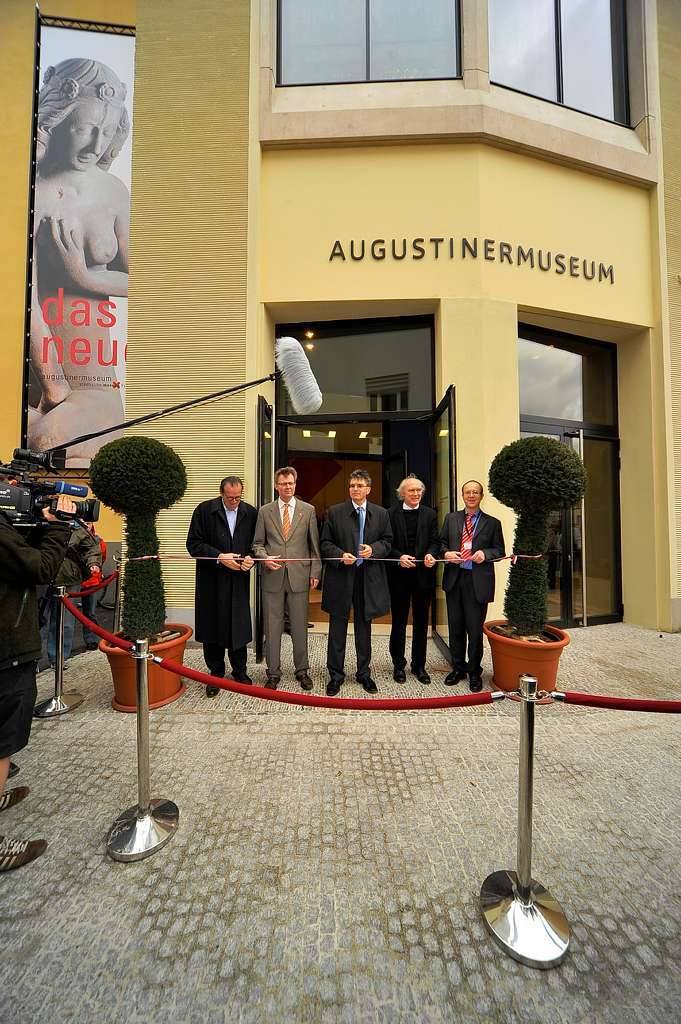 Erster ffnungstag des neuen Augustinermuseums