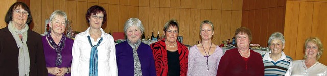 Neuer Vorstand des Frauenvereins Baden... Kbler, Anni Haas und Monika Borgmann  | Foto: sigrid umiger