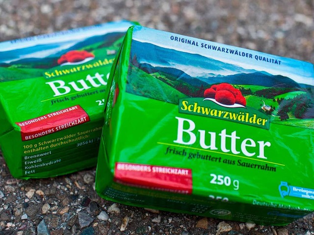 Die Schwarzwlder Butter, die nicht au...einandersetzungen bei den Milchbauern.  | Foto: rock