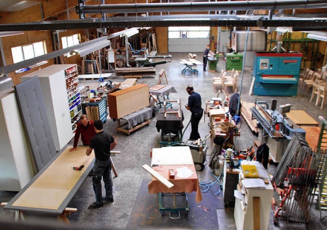 Viel Platz bietet die neue  Werkstatt von Jonny B.   | Foto: Heike Loesener