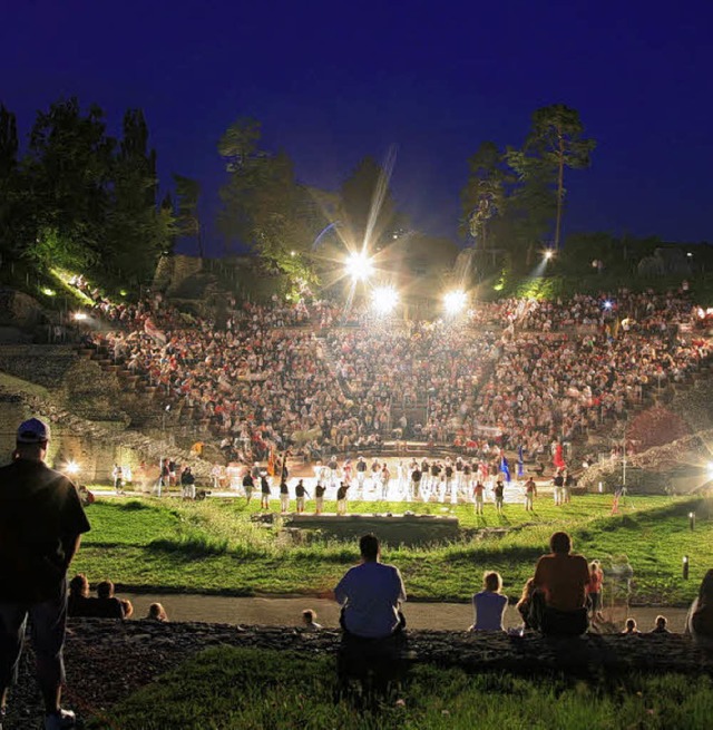 Das rmische Theater von Augusta Raurica.   | Foto: Susanne Schenker