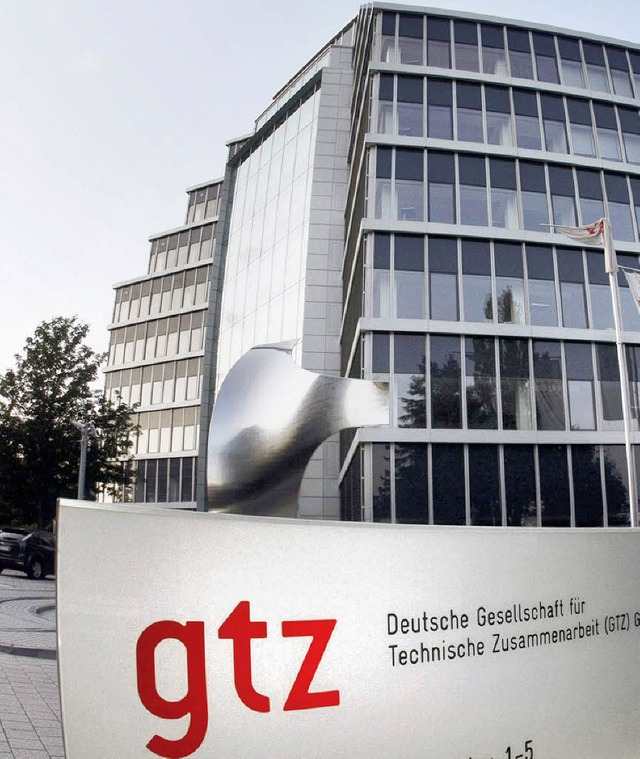 Die Zentrale der GTZ in Eschborn. Ob h...ren Sitz finden wird, ist noch unklar.  | Foto: dpa