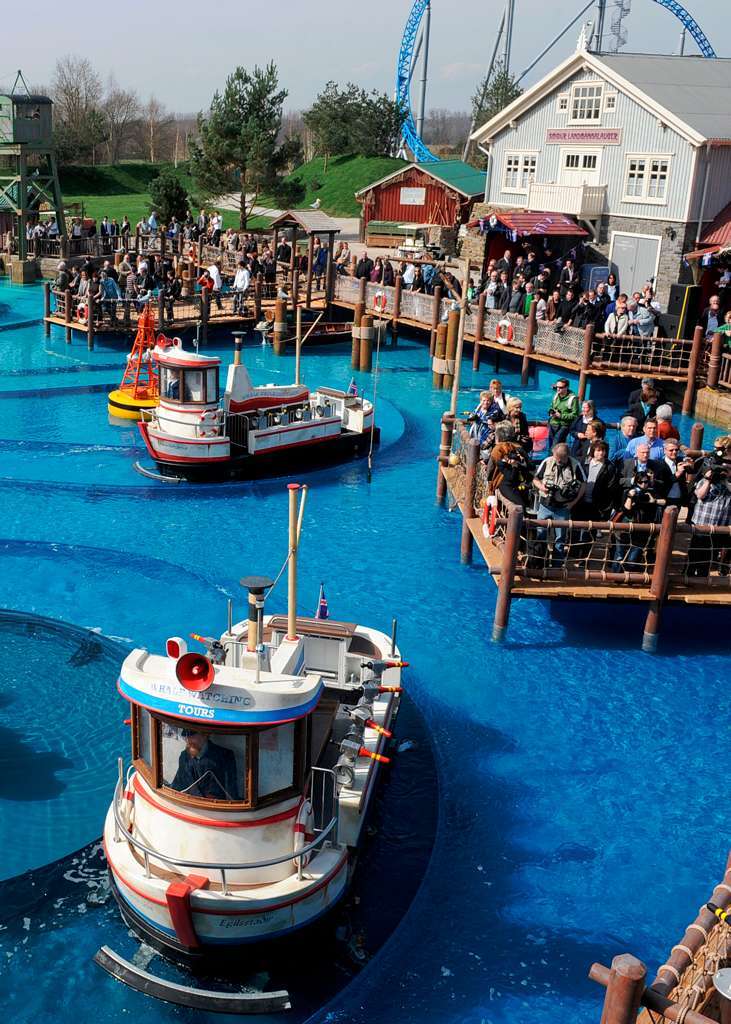 Die neue Attraktion "Whale Adventures-Splash Tours"  im islndischen Themenbereich