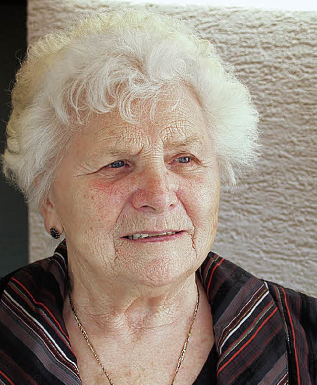 Hannelore Rombach feierte ihren 80.Geburtstag  | Foto: Aribert Rssel