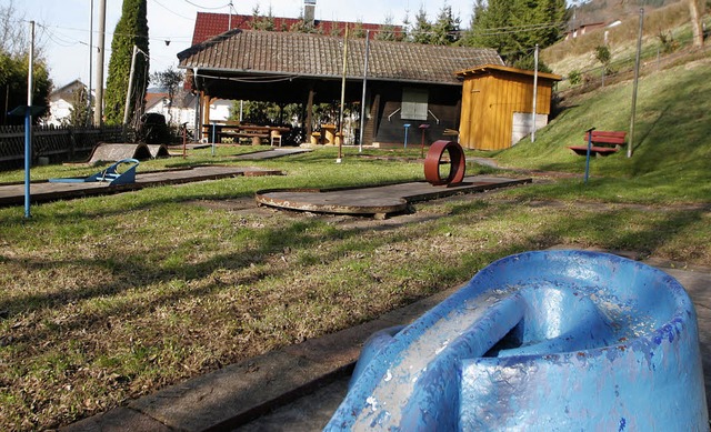 Noch haben die Mitglieder nicht entsch...s aus der Minigolfanlage werden soll.   | Foto: heidi fssel