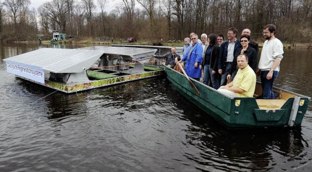 Um sich die Zirkulationsanlage aus der...altershofen gestern in See gestochen.   | Foto: Ingo Schneider