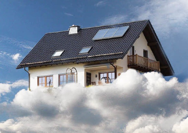 Da kann man aus allen Wolken fallen, w...ich das Traumhaus als Finte entpuppt.   | Foto: fotolia/GaToR