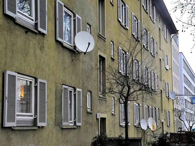 Stdtische Mietwohnungen in der Berliner Alle.  | Foto: Thomas Kunz