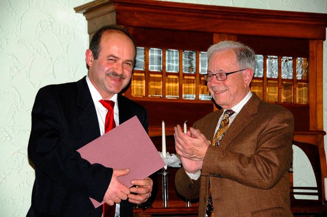 Igor Murye wurde fr zehn Jahre als Ak... die bronzene Auszeichnung des Vereins  | Foto: Sylvia-Karina Jahn