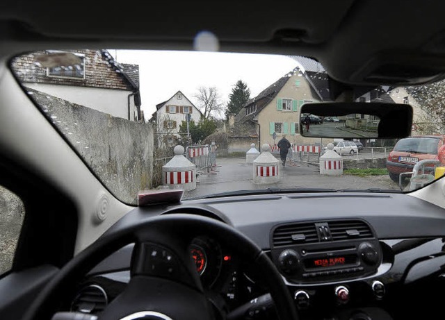 Seit dieser Woche ist die Brcke &#8222;Im Glaser&#8220; gesperrt.   | Foto: Ingo Schneider