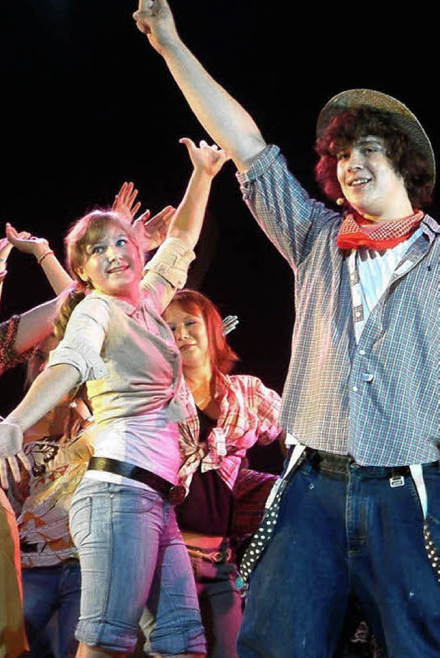 Ein Riesenerfolg: Das Musical Footloose am LMG im Jahr 2008  | Foto: Archivbild: Roswitha Frey