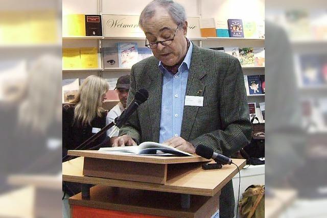 Jos Lozano las bei der Leipziger Buchmesse