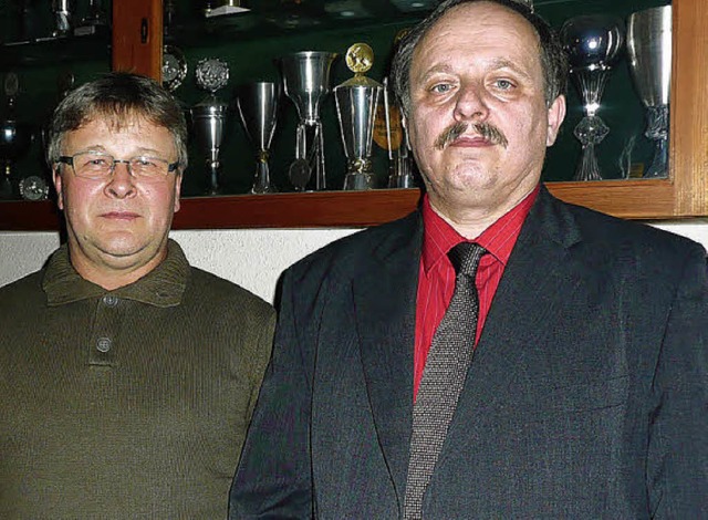 Wollen den Verein aus der Krise fhren...inks) und Harry Zamzow (Vorsitzender)   | Foto: Hirschberger