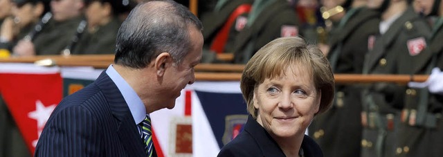 &#8222;Ich werde ihr meine Meinung sag... mit Kanzlerin Merkel Klartext reden.   | Foto: dpa