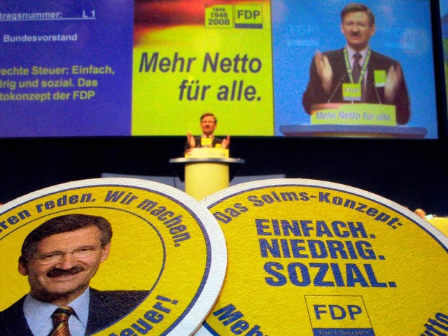 Mehr Netto fr alle? Die FDP rechnet ihre Steuerplne nochmal durch.  | Foto: ddp