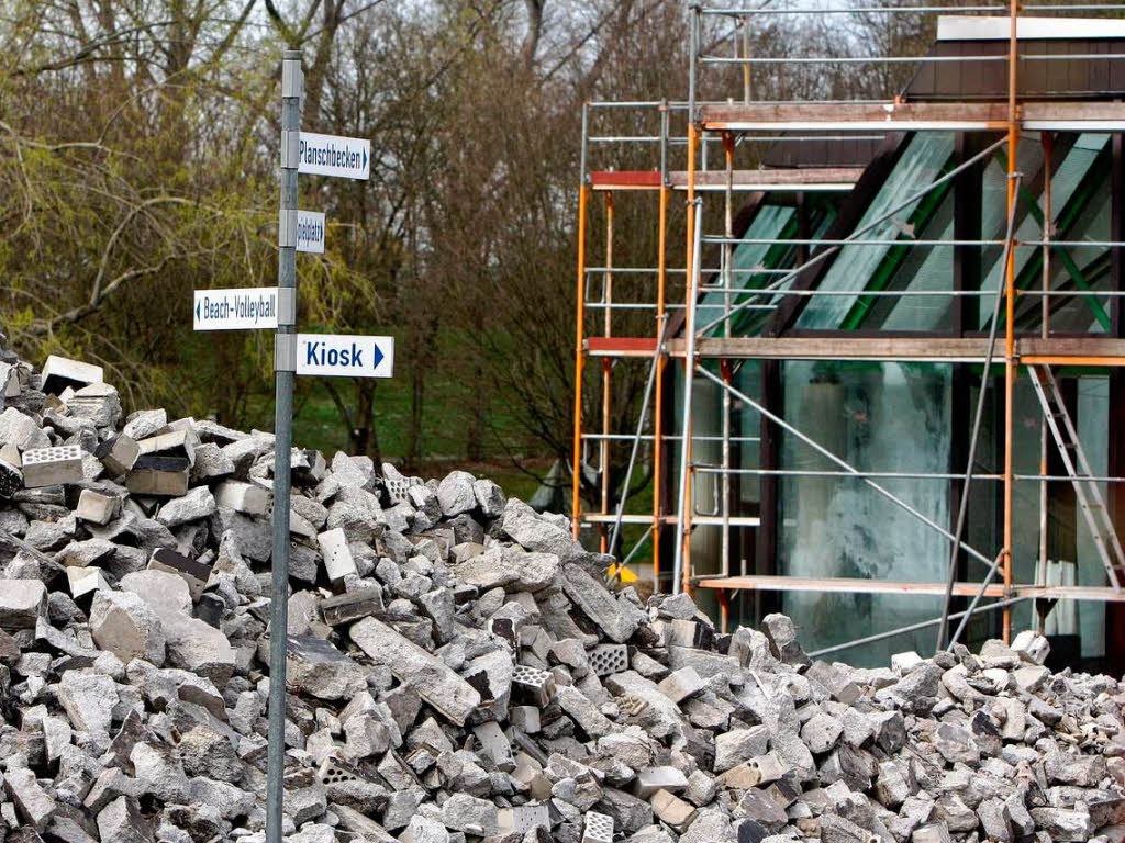 Sanierungsarbeiten im Freiburger Westbad