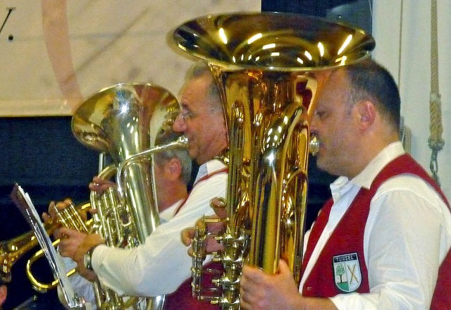 Die Tunsler Musikanten begeisterten das Publikum.  | Foto: Privat