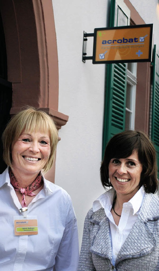 Die Geschftsfhrerinnen Sylvia Selinger (links) und Dominique Erdrich.   | Foto: Siefke