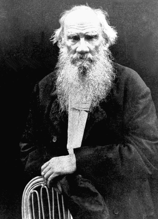 Moralist im Denken, Realist im Schreiben: Lew Tolstoi   | Foto: dpa
