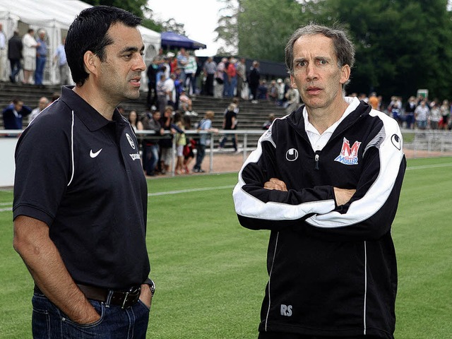 Am Karsamstag unter Erfolgsdruck: Vill...nd Robin Dutt, Coach des  SC Freiburg.  | Foto: reinhardt