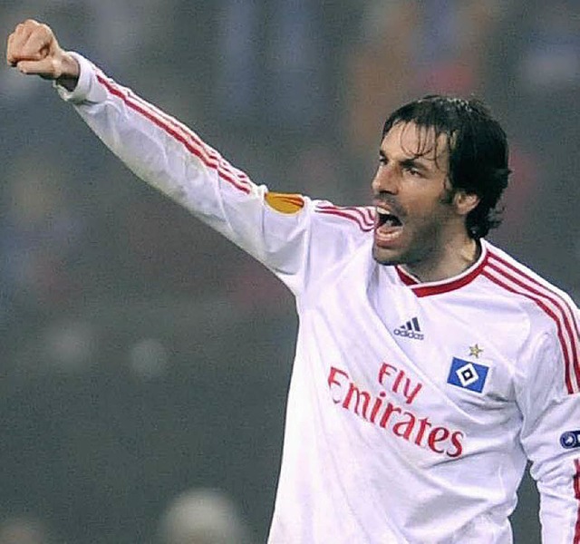 Hat mal wieder seinen guten Torriecher...sen: HSV-Torjger Ruud van Nistelrooy   | Foto: ddp