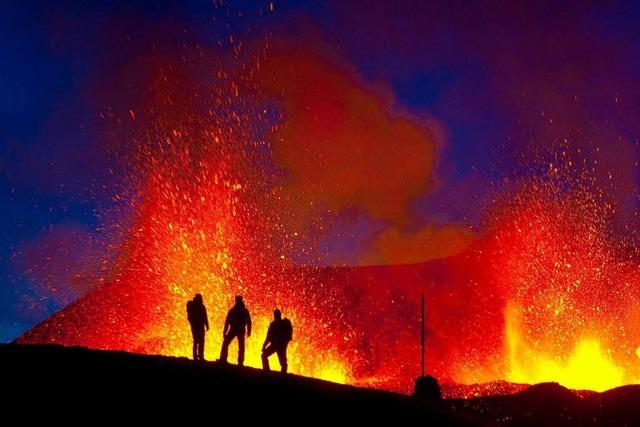 Aktiver Vulkan beschert Island Touristenattraktion