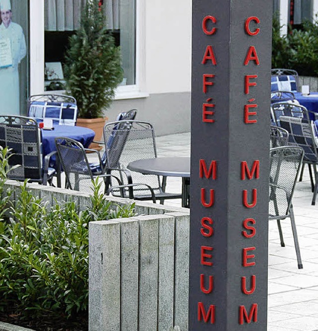 Museumscaf: ruhiger Platz im Hof.  | Foto: Nikolaus Trenz