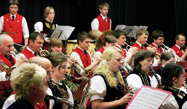 Kein Ton ging daneben beim Jubilumskonzert des Musikvereins Titisee-Jostal.   | Foto: eva korinth