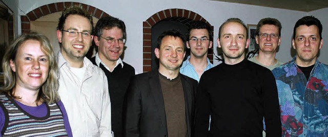 Der Vorstand des Rock&#8217;n&#8217;Ro...chmidt,  Peter Kayser,  Joachim Kuny.   | Foto: Britta Wieschenkmper
