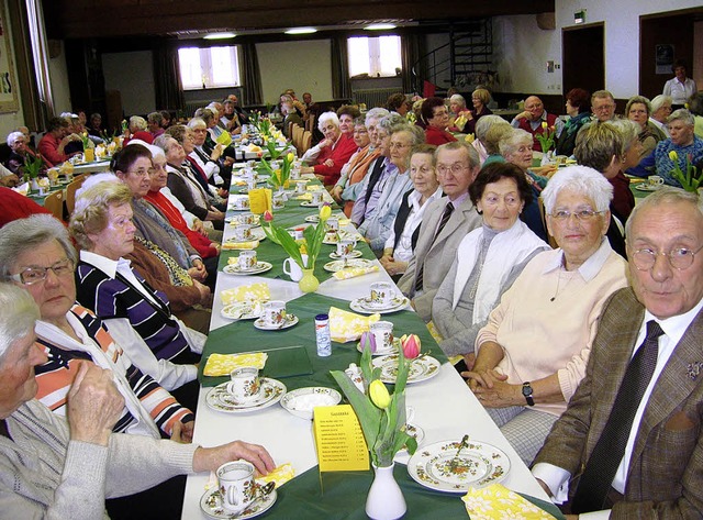 Gut besucht war das Frhlingsfest vom Altenwerk.  | Foto: Wolfgang Meyer