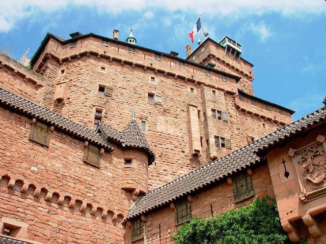 Eine der beliebtesten Sehenswrdigkeit...ankreichs: Die Hohknigsburg im Elsass  | Foto: Andrea Schiffner