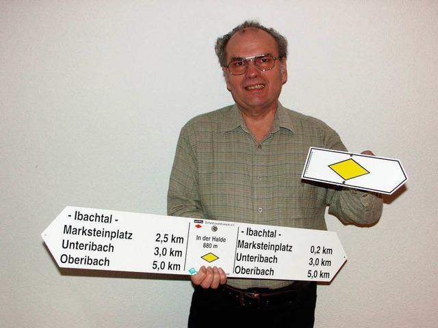 Mitinitiator des neuen Jakobusweges: Siegfried Bomke.  | Foto: BZ