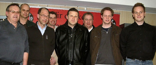 Die Macher der SG: Karl-Heinz Jund, Ru...n Gler, Christian Kern, Jonas Eble.   | Foto:  Udk