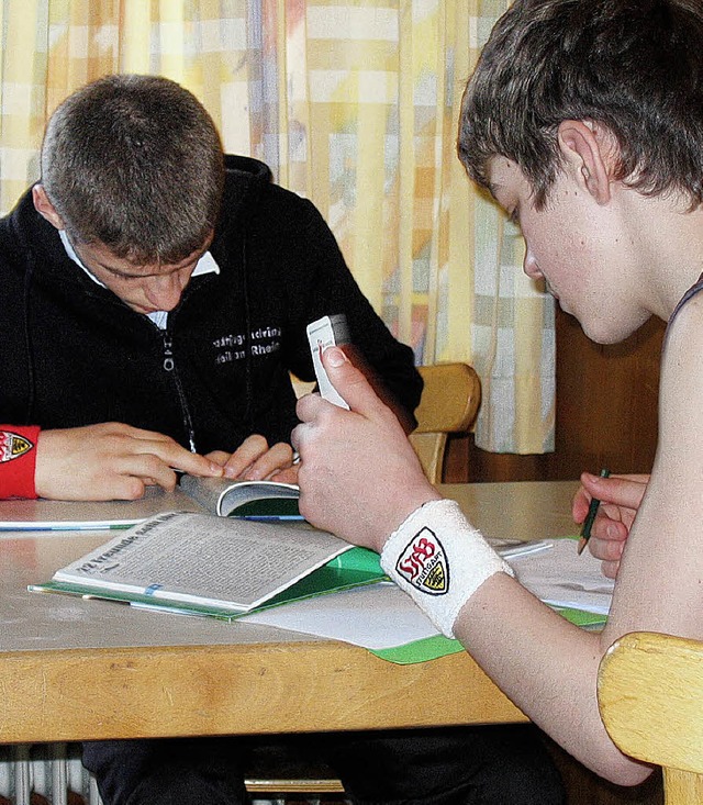 Tagebuchschreiben gehrt  zum Kicken-Lesen-Programm.  | Foto: privat