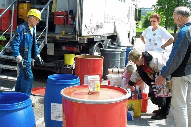 Schadstoffmobil auf Tour durch den Landkreis