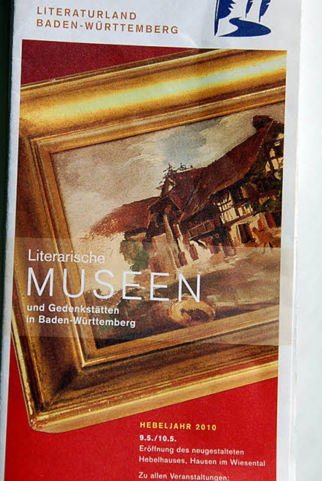 Ein altes Gemlde  des Hebelhauses zie...rischen Museen in  Baden-Wrttemberg.   | Foto: W. Roth