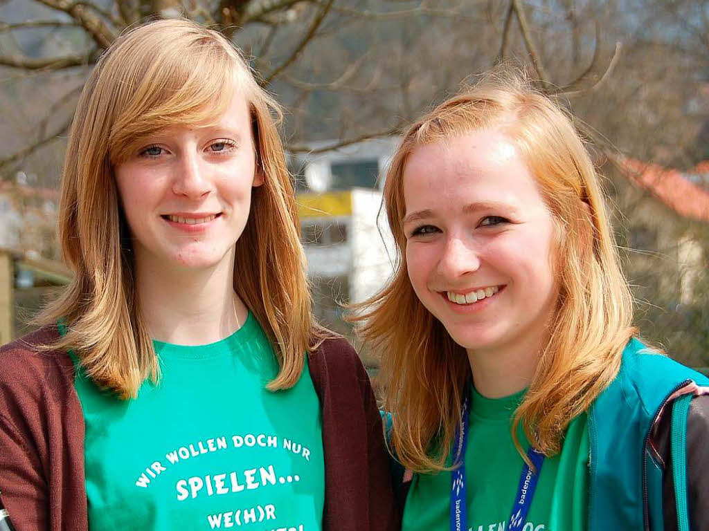 Internationales Jugendkapellentreffen in Wehr: Josefina Mertens, Annika Wengeler