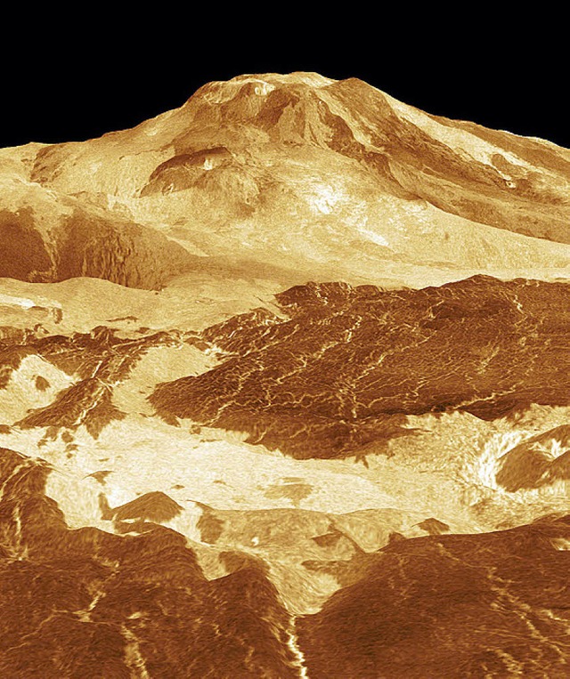 Maat Mons, der hchste Vulkan auf der Venus  | Foto: dpa