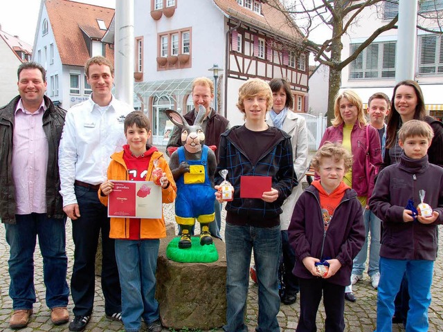 Constanze Kammel (hinten rechts), Ralf...neben Fabian Walliser und David Klein.  | Foto: Sylvia-Karina Jahn