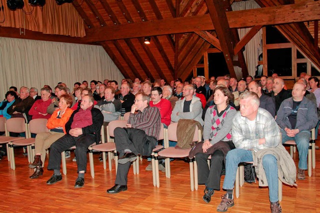 Gut besucht war die Infoveranstaltung zur Nahwrmeversorgung.  | Foto: Chris Seifried