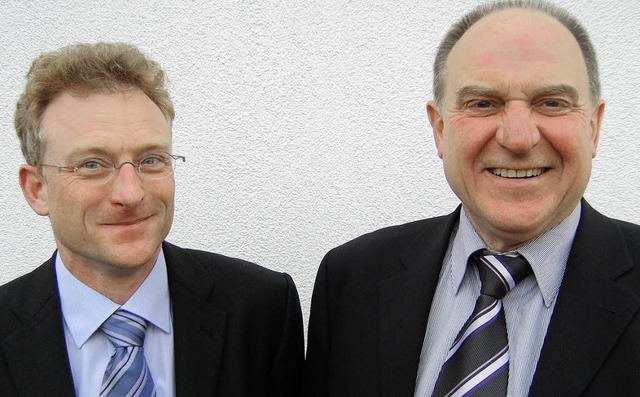 Wnschen sich, dass der Turnverein Wol...lfried Vogt (links) und Andreas Joos.   | Foto: freyer