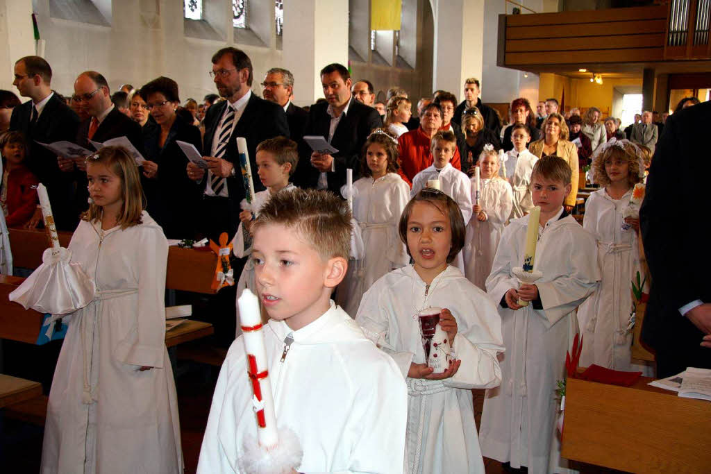 Erstkommunion in St.Georg (Grenzach-Wyhlen).