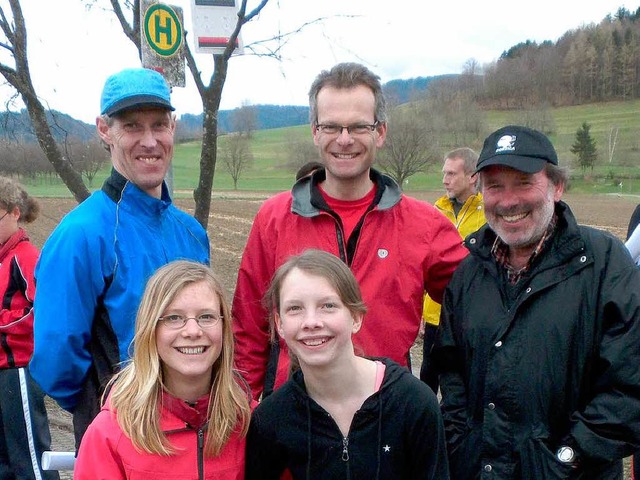 Gerd Lck, Eckart Bathe und Thomas Hau...Bathe und Carolin Sobiera (von links)   | Foto: Anja brugger-reinhardt