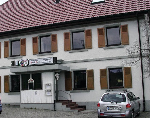 Das Traditionsgasthaus Drei Knig in W...e Betreiber sind noch nicht in Sicht.   | Foto: WOLFGANG ADAM