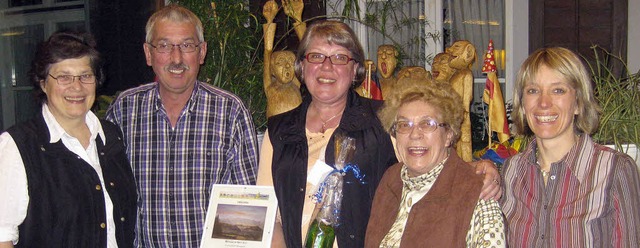 Anita Birchmeier (Posthorn), Ehepaar S... Frech (Posthorn) und Silvia Flender.   | Foto: eb