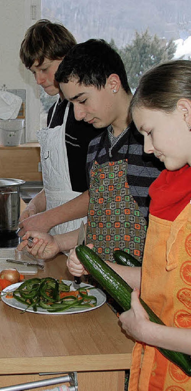 Kochen als Schulprojekt   | Foto: Umi