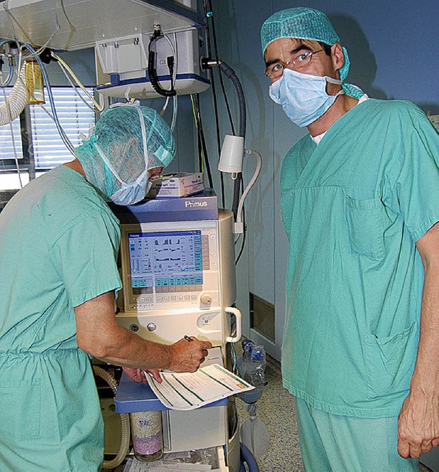 Bald drfen auch Medizinstudenten im Breisacher Krankenhaus ausgebildet werden.  | Foto: gbel