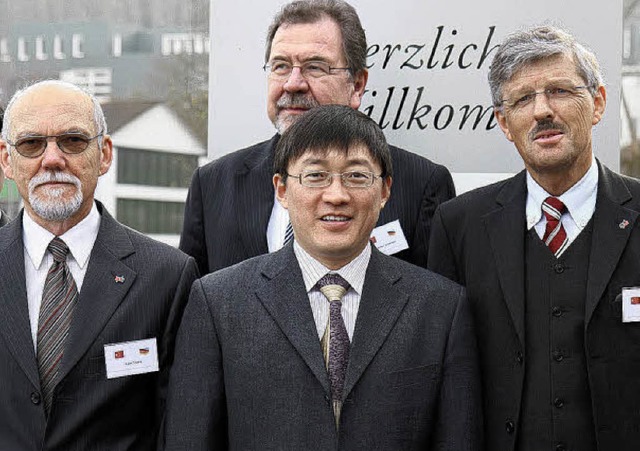 Deutsch-chinesisches Professoren-Treff...  sein Lrracher Kollege Bernd Martin   | Foto: BZ