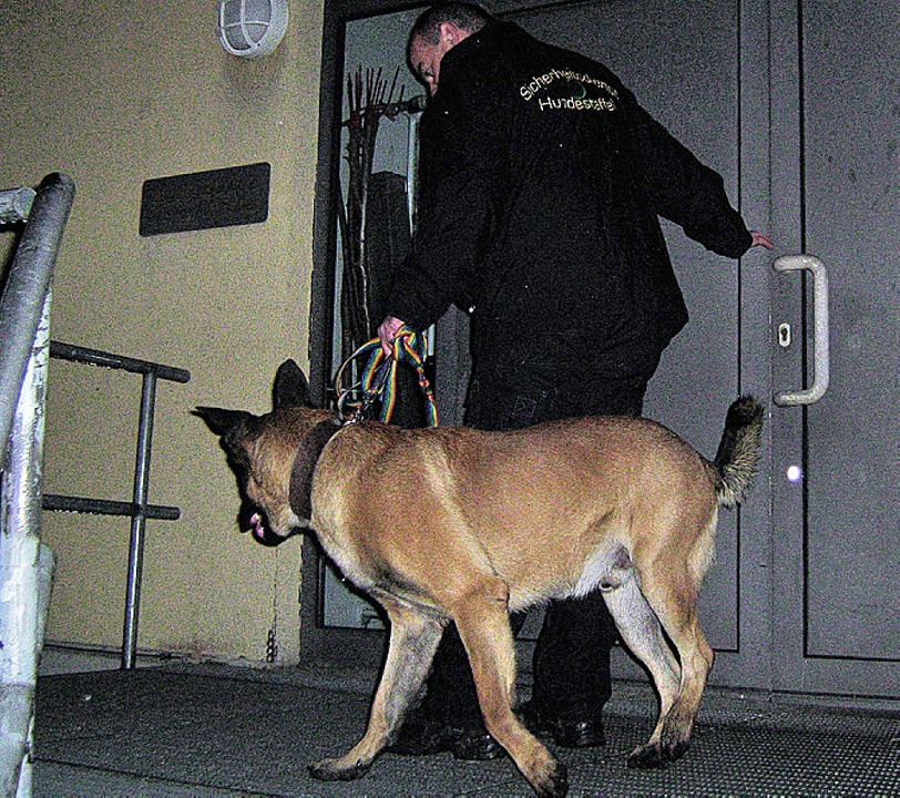 Reinhold Gbel und Alon im Einsatz   | Foto: Freyer