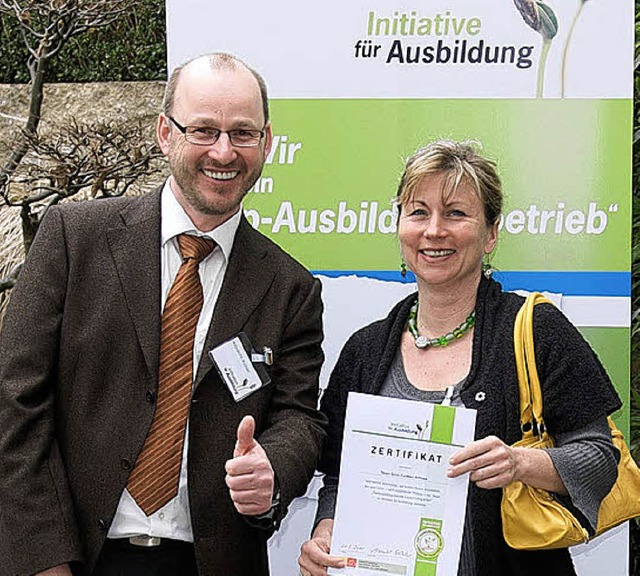 Team Grn arbeitet seit 16 Jahren im G... Menschen zum Landschaftsgrtner aus.   | Foto: privat